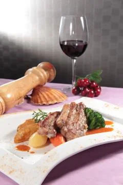 Beef steak Stock Photos