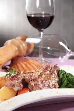 Beef steak Stock Photos