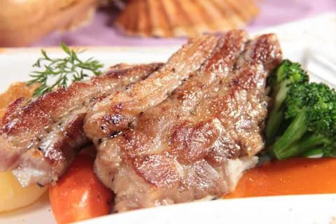 Beef steak Stock Photos