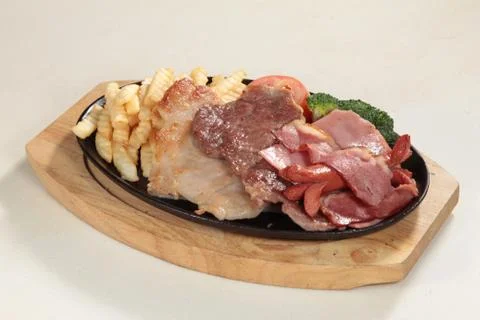 Beef steak Stock Photos