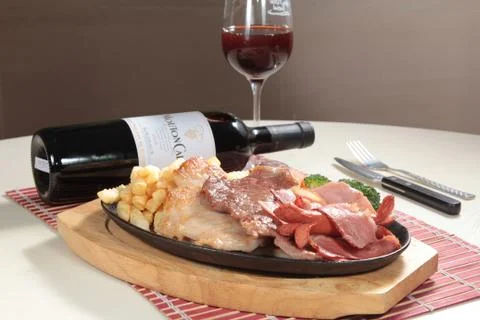 Beef steak Stock Photos