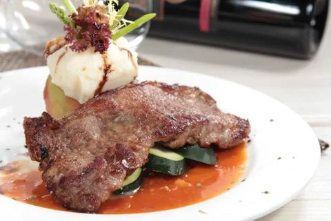 Beef steak Foto stock