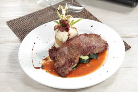 Beef steak Foto stock