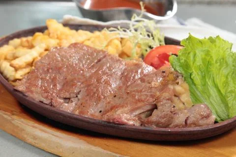 Beef steak Stock Photos