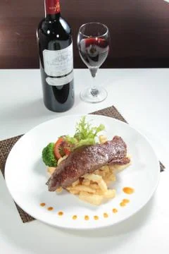 Beef steak Stock Photos