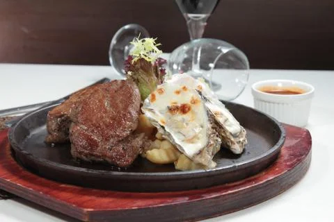 Beef steak Stock Photos