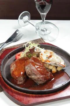 Beef steak Stock Photos