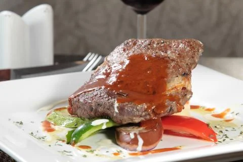 Beef steak Foto stock