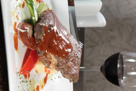 Beef steak Stock Photos