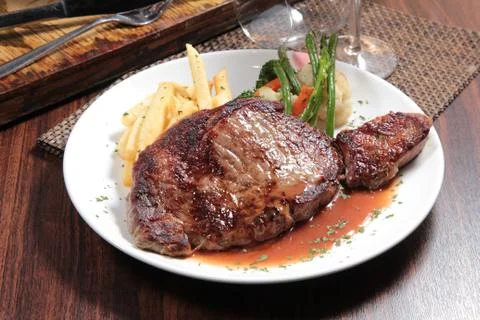 Beef steak Foto stock