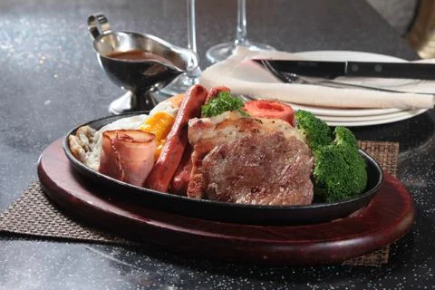 Beef steak Foto stock