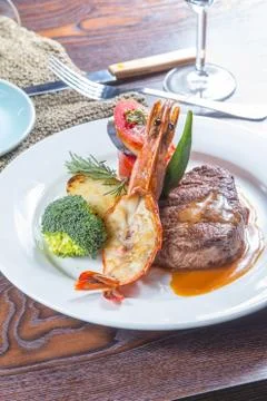 Beef steak Stock Photos