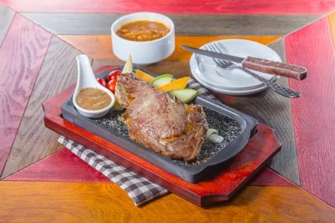 Beef steak Foto stock