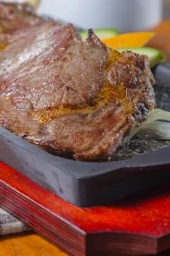 Beef steak Stock Photos