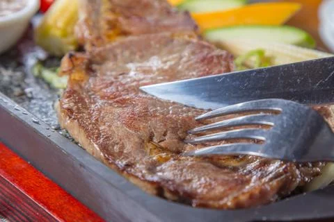 Beef steak Foto stock