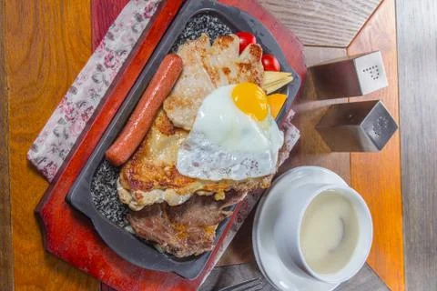 Beef steak Stock Photos