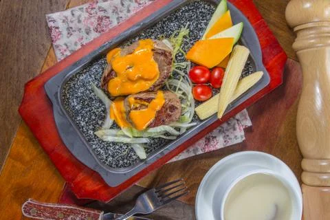 Beef steak Foto stock