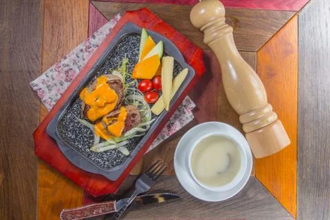 Beef steak Stock Photos