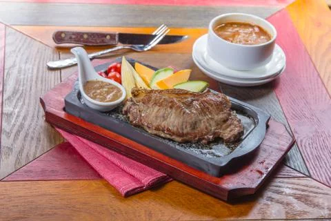 Beef steak Stock-Fotos