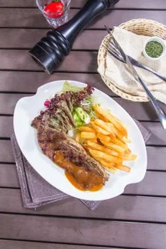 Beef steak Stock Photos