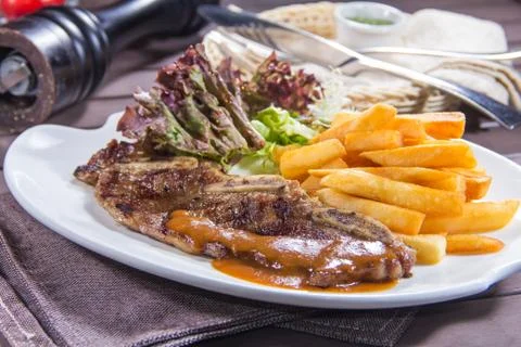 Beef steak Foto stock