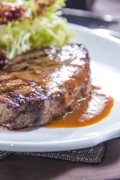 Beef steak Stock Photos