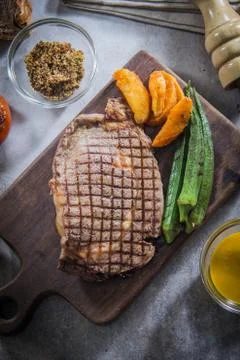 Beef steak Stock Photos