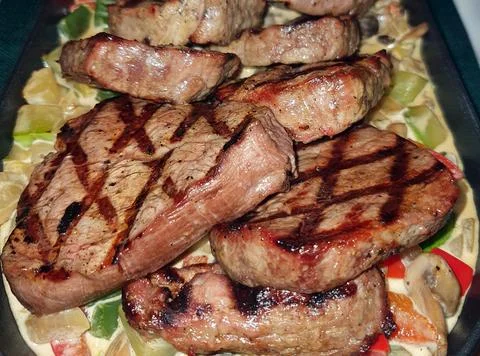 Beef steak Foto stock