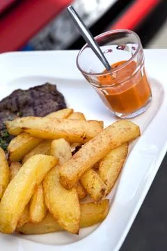 Beef steak Stock Photos