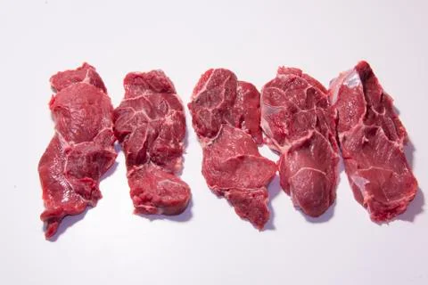 Beef steak raw meat Stock Photos