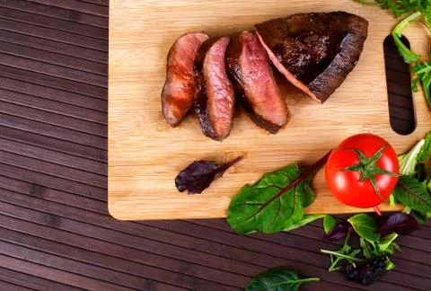 Beef steak - Stock Image Stock Photos