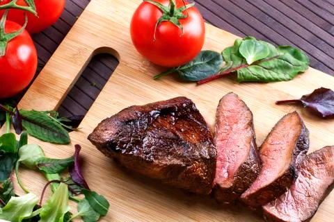 Beef steak - Stock Image Stock Photos