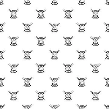 Beef steaks pattern seamless vector Stock Illustration