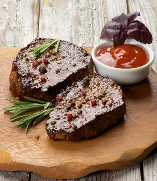 Beef Steaks Stock Photos
