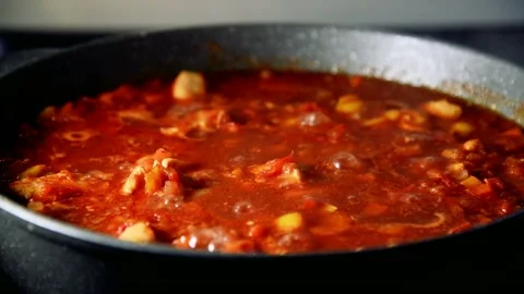 Beef stew with potatoes, carrots and vegetables Видео 220444579