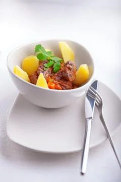 Beef Stew with potatoes Stock Photos