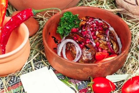 Beef stew with vegetables Foto stock