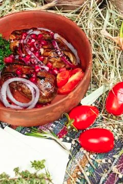 Beef stew with vegetables Foto stock
