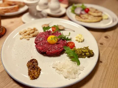 Beef tartare Stock Photos