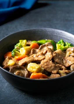 Beef with Vegetable Stock Photos