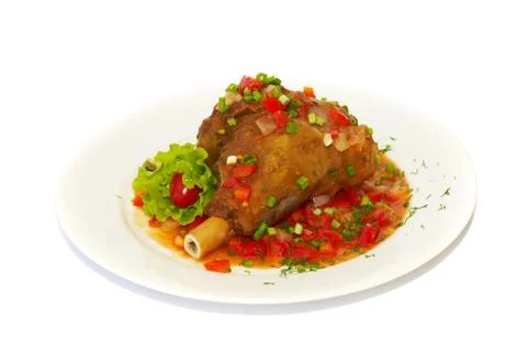 Beef  with vegetables Stock Photos
