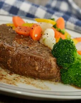 Beef with vegetables Stock Photos