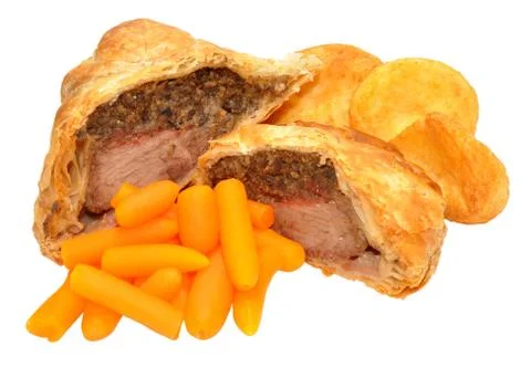 Beef Wellington Stock Photos