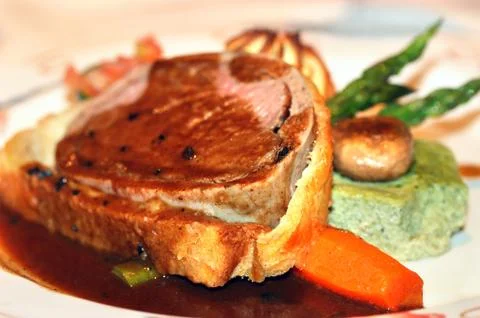 Beef Wellington Stock Photos
