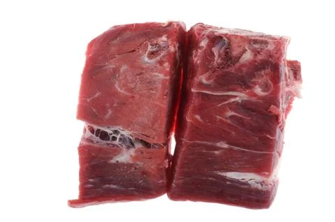 Beef on white background Stock Photos