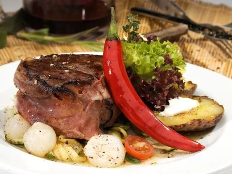 Beefsteak 스톡 사진