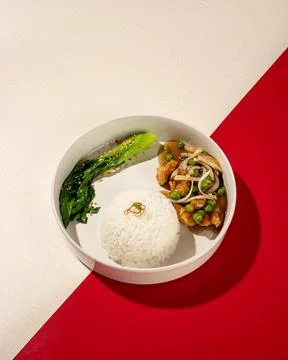 Beefsteak is processed chicken that goes through a grilling process until t.. Stock Photos