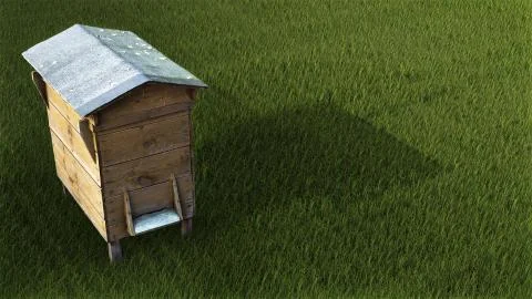 Beehive box Stockillustratie