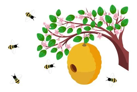 Beehive Concept Illustration Stock Illustration
