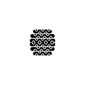Beehive icon. Simple style bee farm poster background symbol. Beehive brand.. Stock Illustration